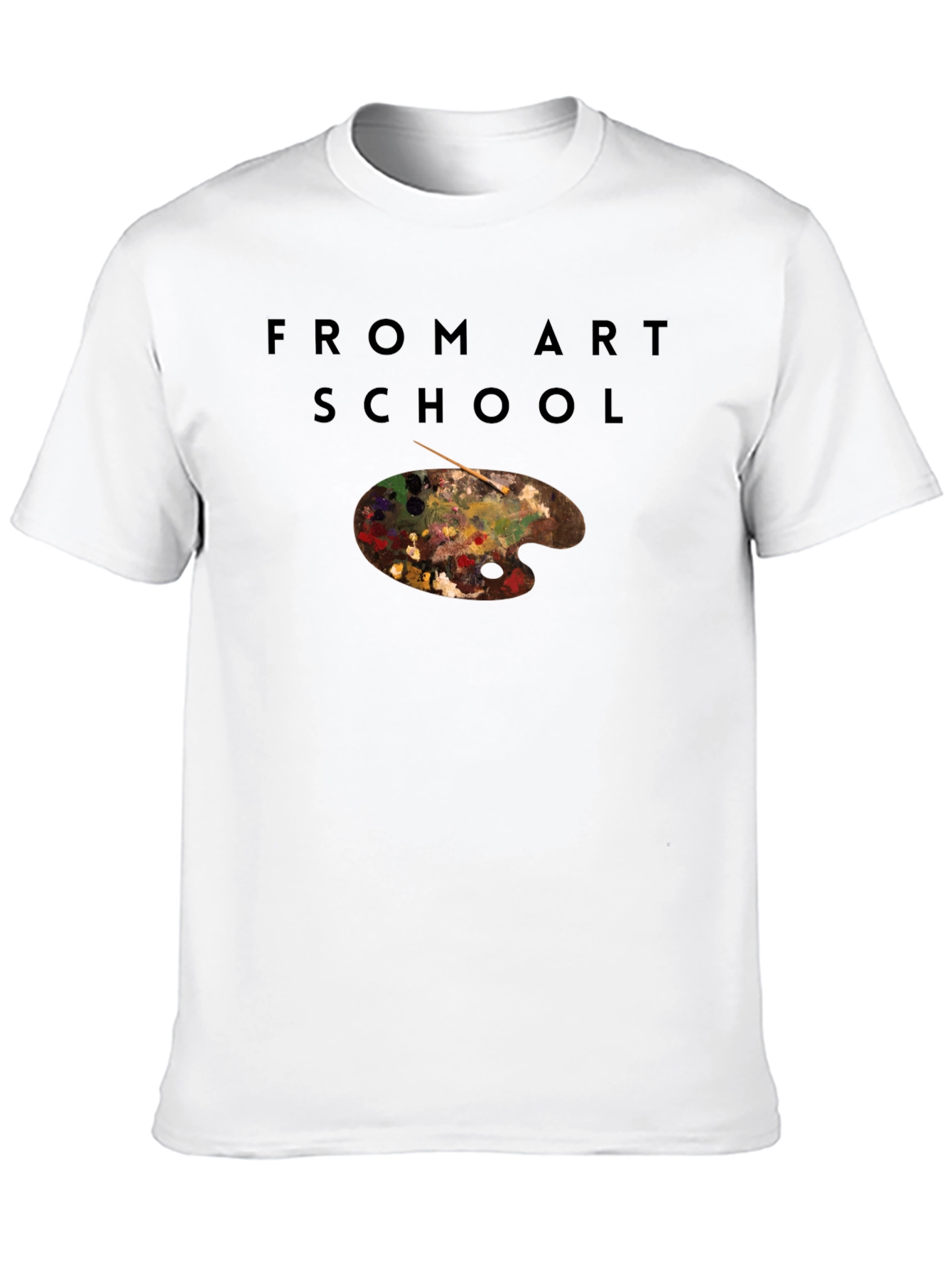 From Art School T-Shirt - Artist Palette Tee