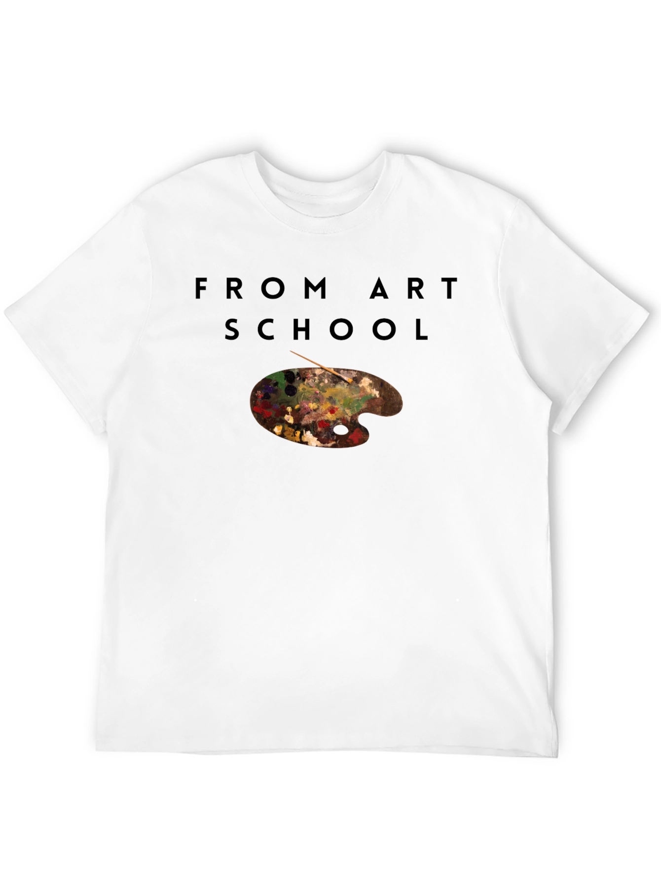 From Art School T-Shirt - Artist Palette Tee