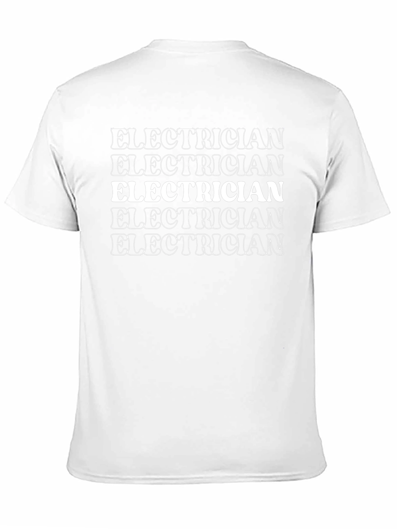 Electrician Graphic Tee - Black Crewneck