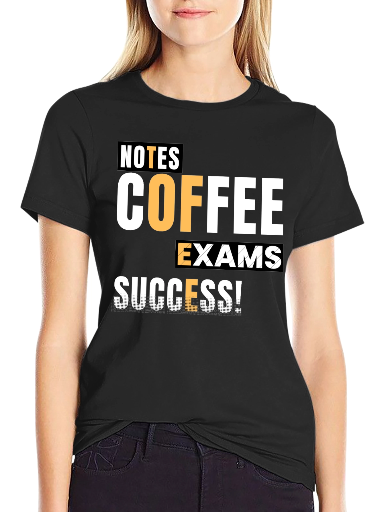 Notes Coffee Exams Success! T-Shirt