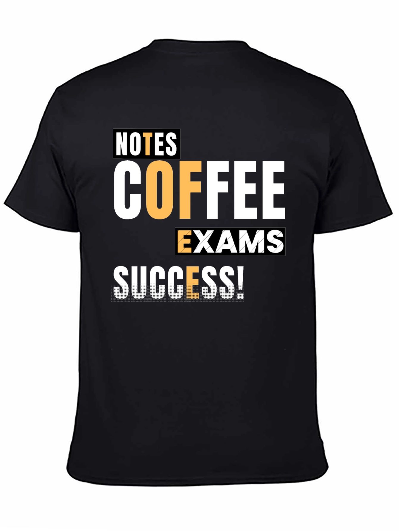 Notes Coffee Exams Success! T-Shirt