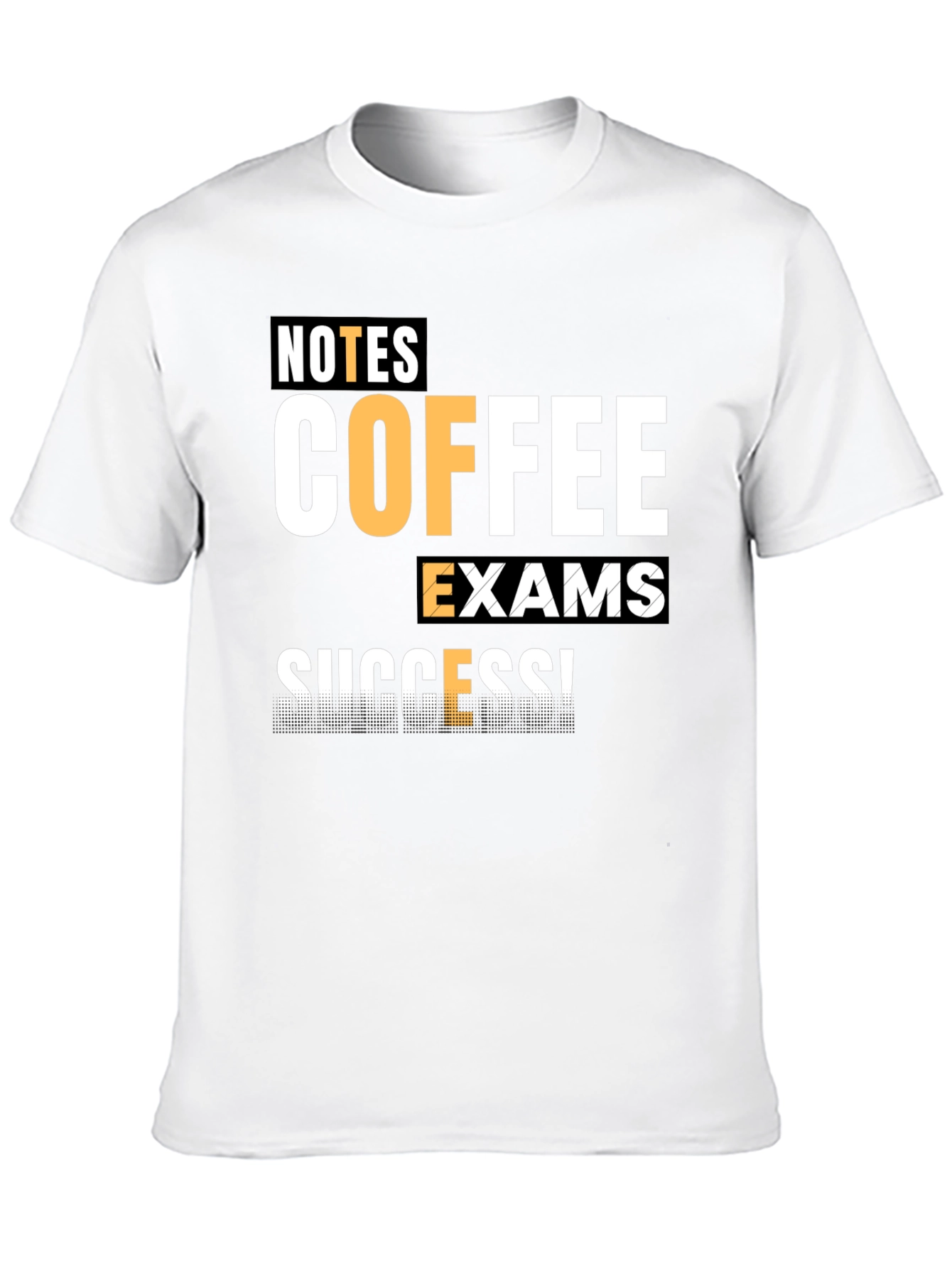 Notes Coffee Exams Success! T-Shirt
