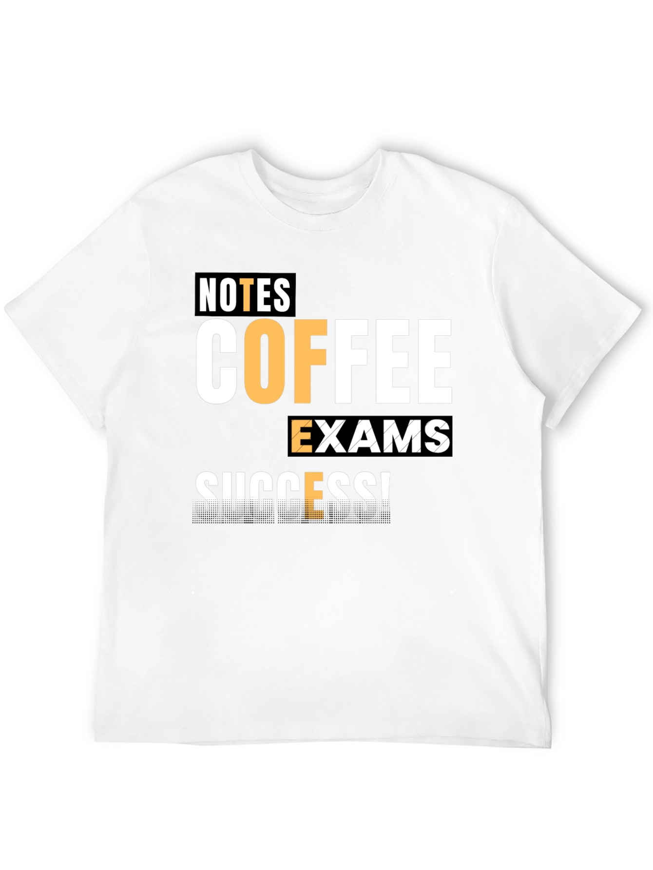 Notes Coffee Exams Success! T-Shirt