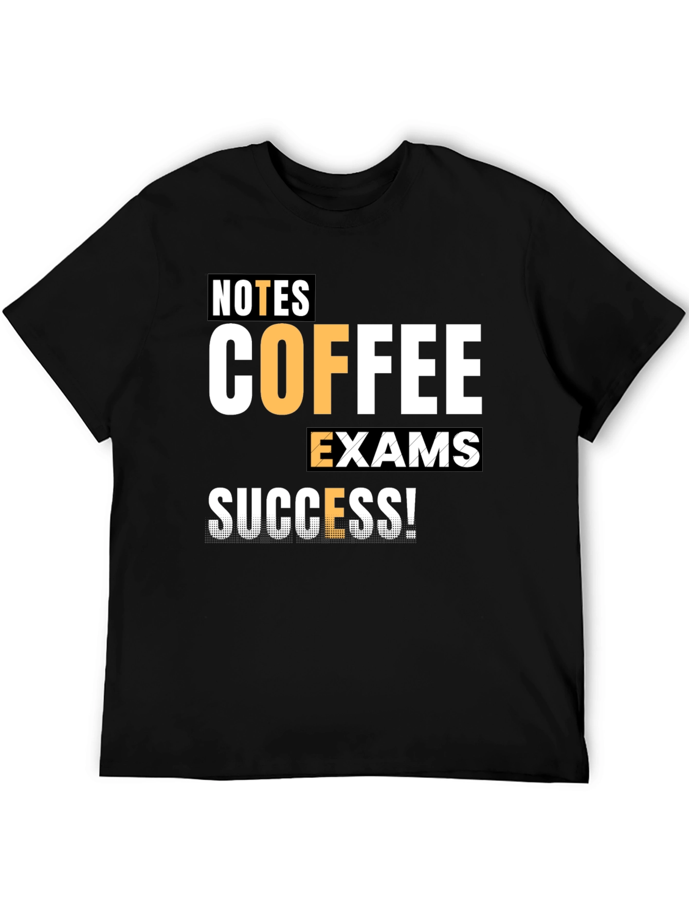 Notes Coffee Exams Success! T-Shirt