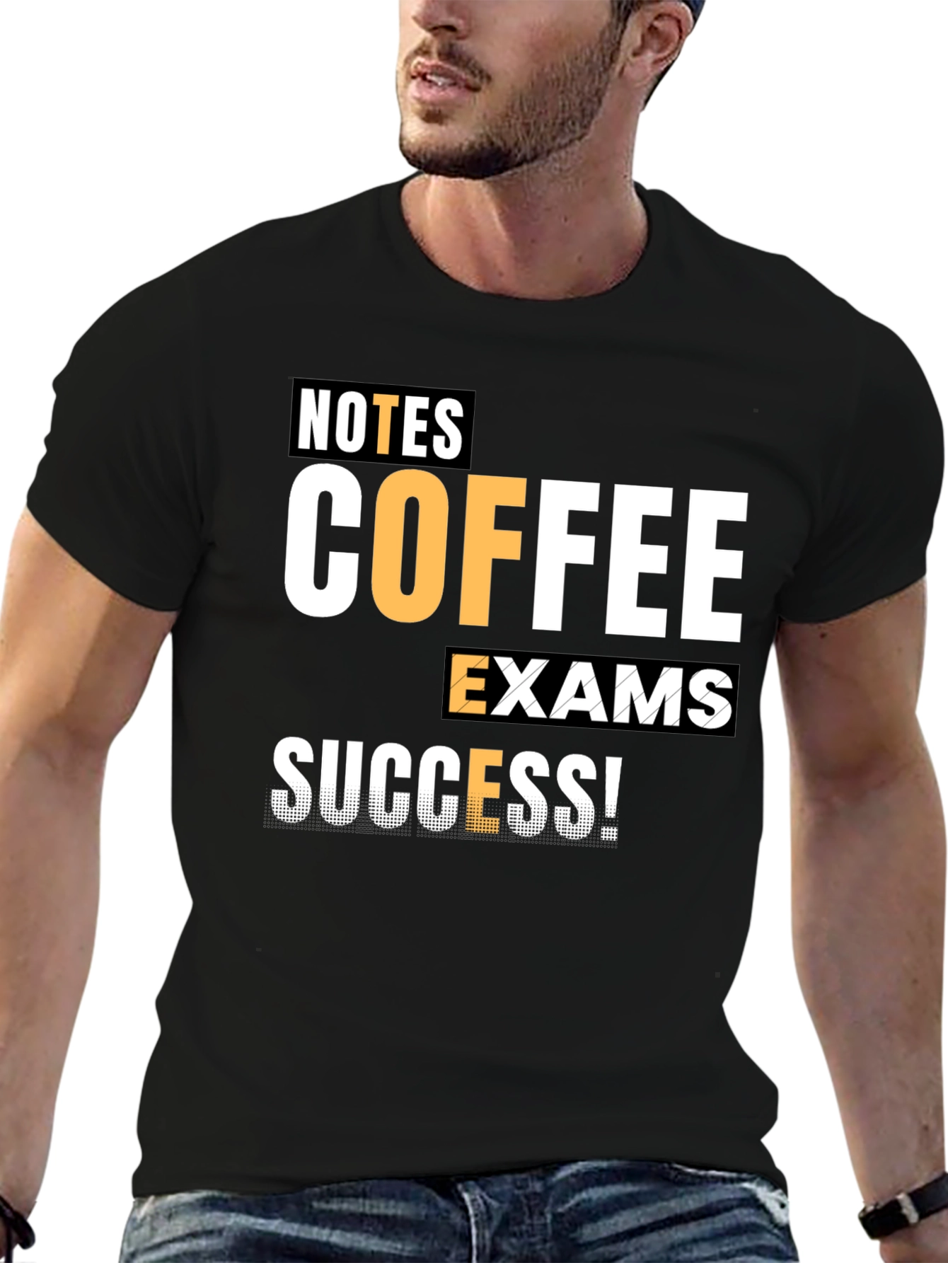 Notes Coffee Exams Success! T-Shirt