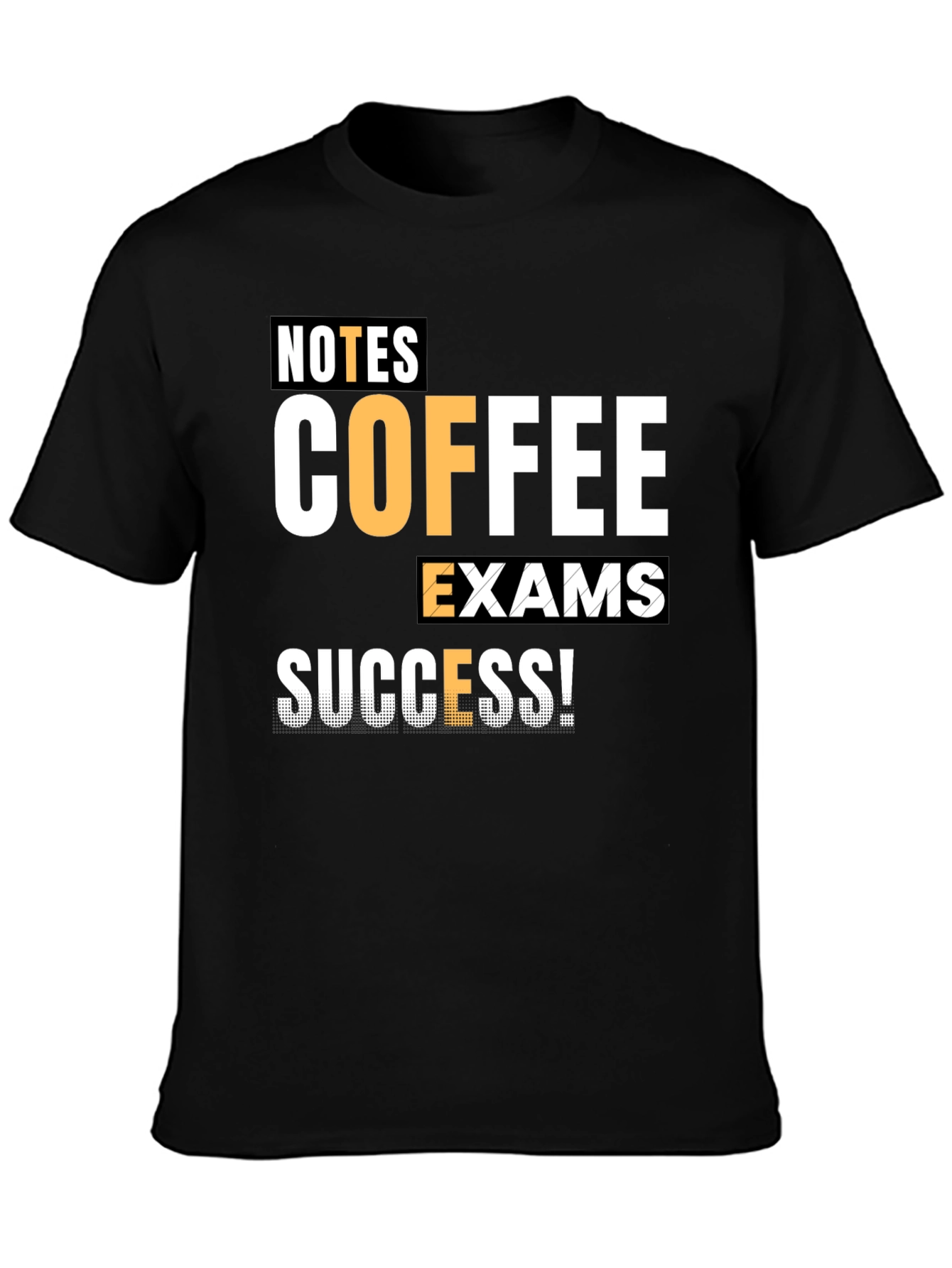 Notes Coffee Exams Success! T-Shirt