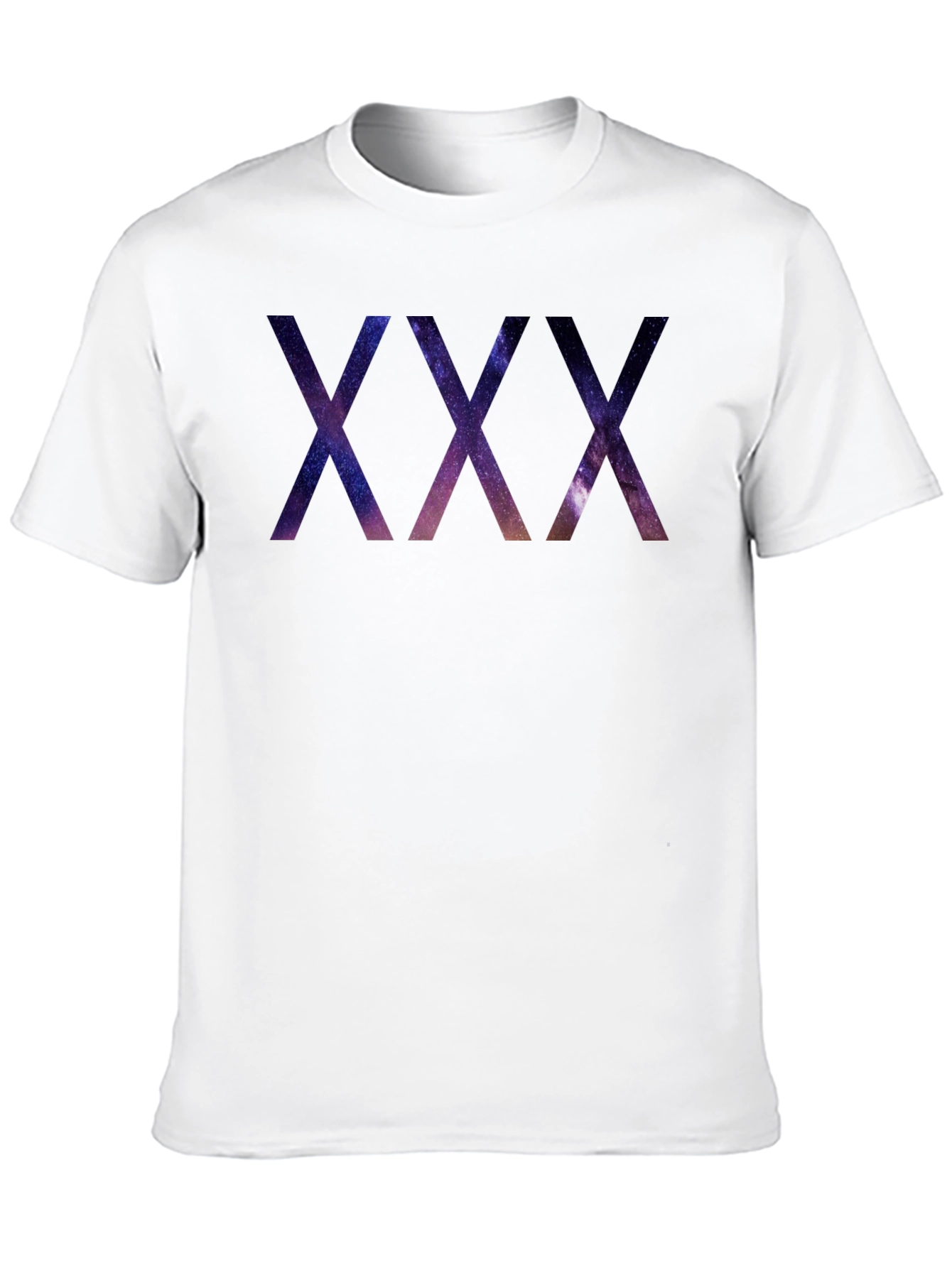 XXX Graphic T-Shirt - Galaxy Print Mens Tee