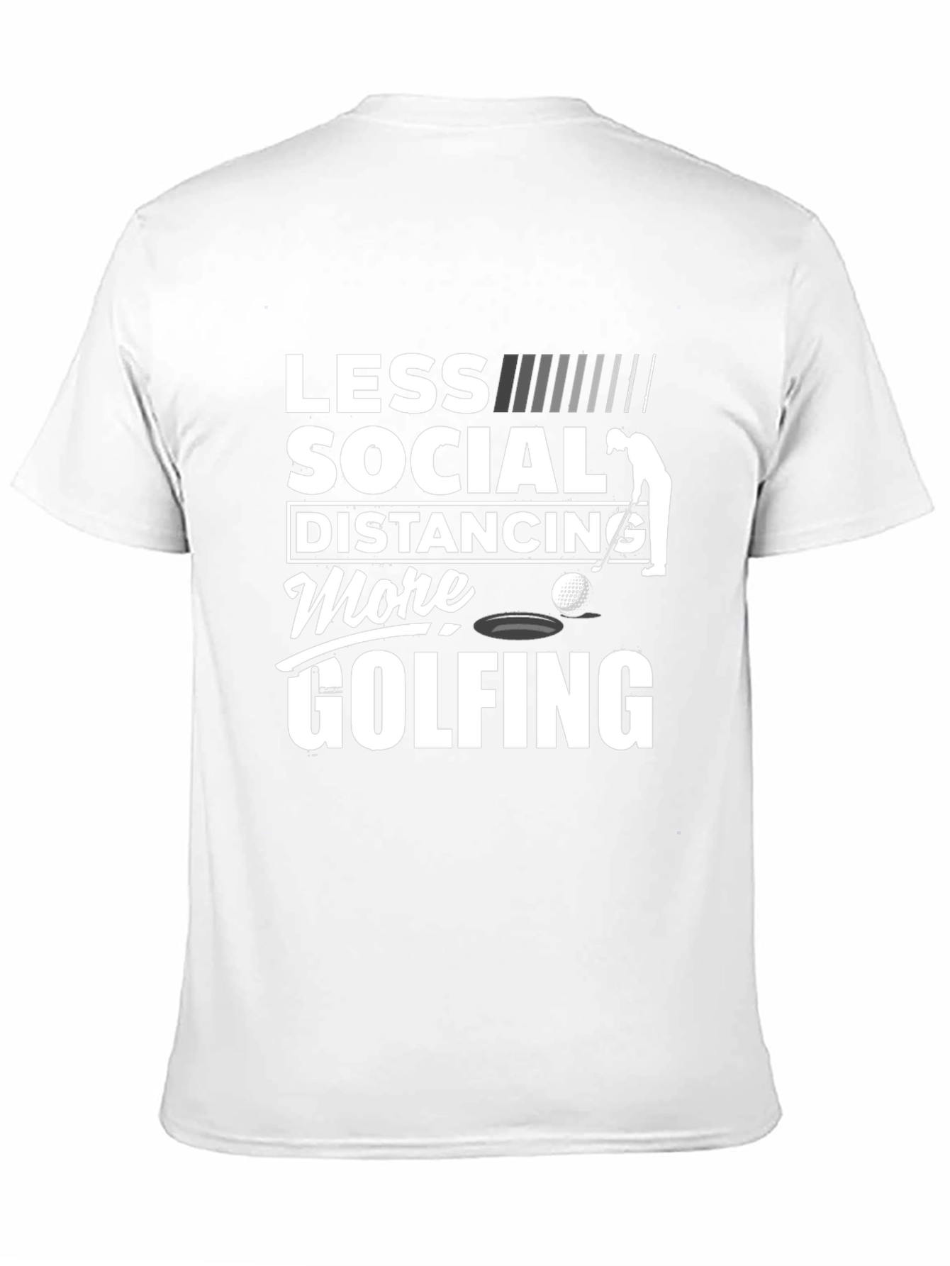 Less Social Distancing More Golfing T-Shirt
