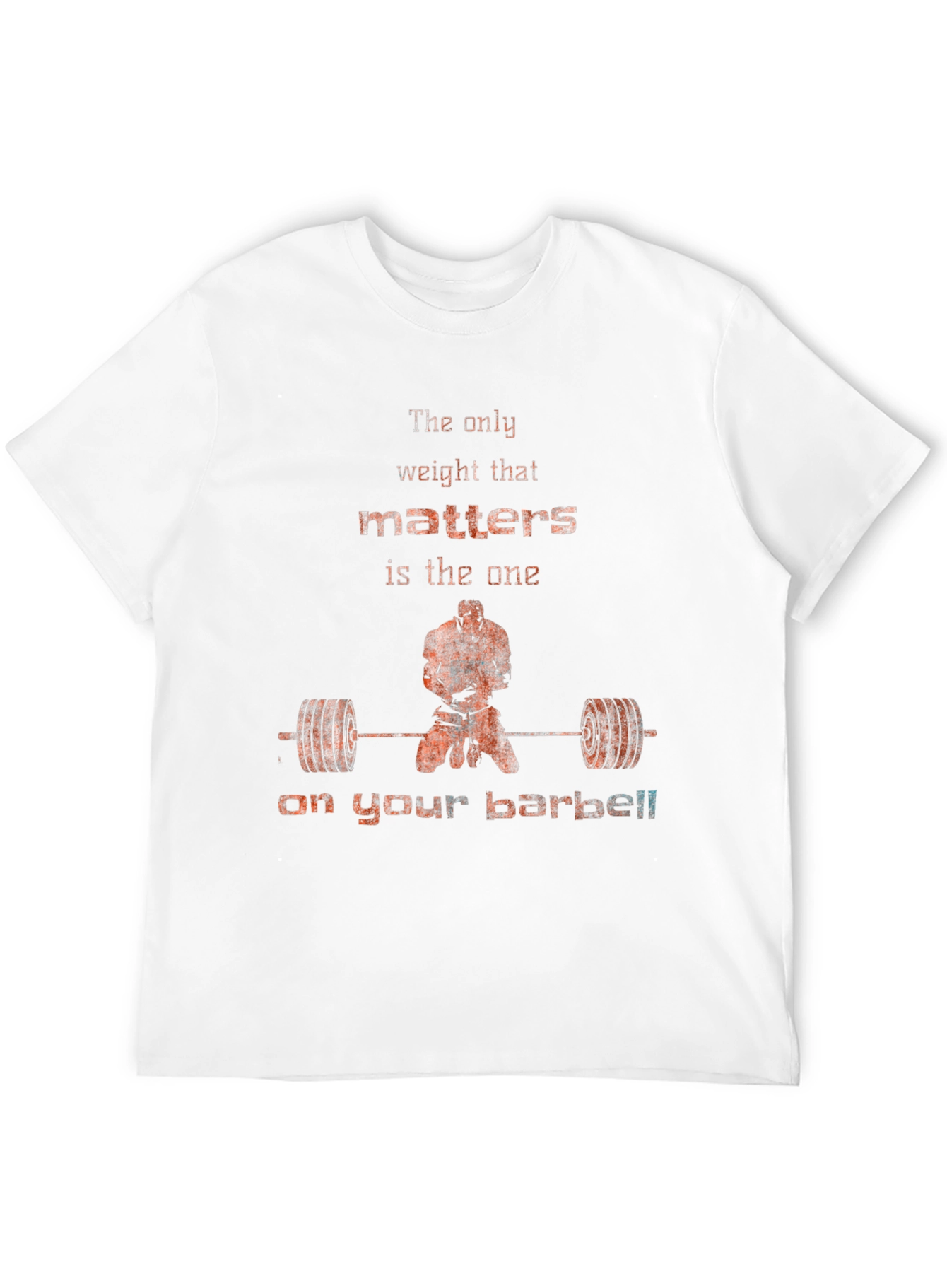 Weightlifting Motivation T-Shirt - Barbell Focus