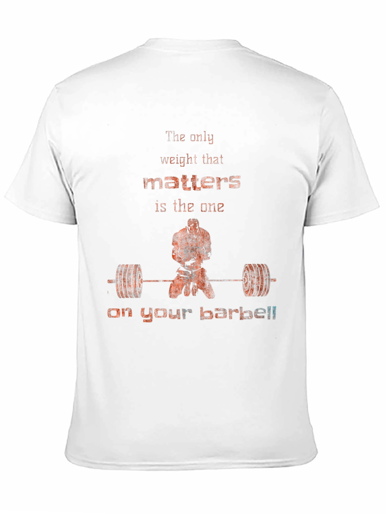 Weightlifting Motivation T-Shirt - Barbell Focus