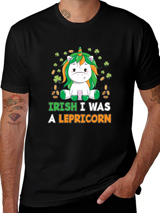 Irish Lepricon Unicorn St. Patricks Day T-Shirt