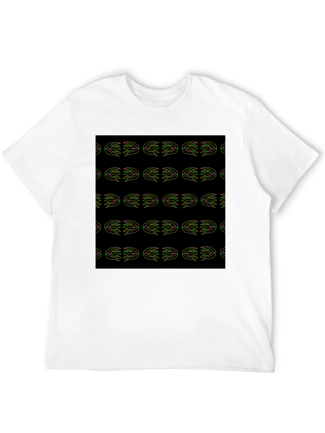 Modern Pattern Graphic Tee - Stylish Casual Comfort