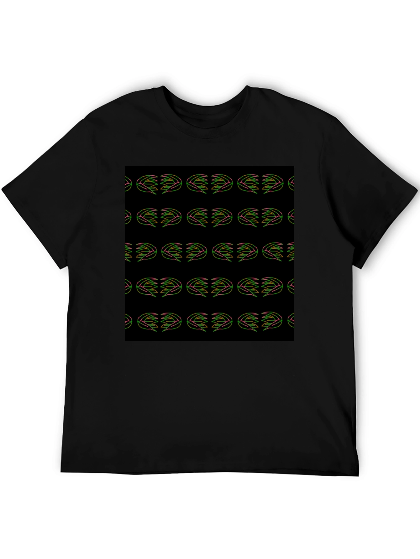 Modern Pattern Graphic Tee - Stylish Casual Comfort