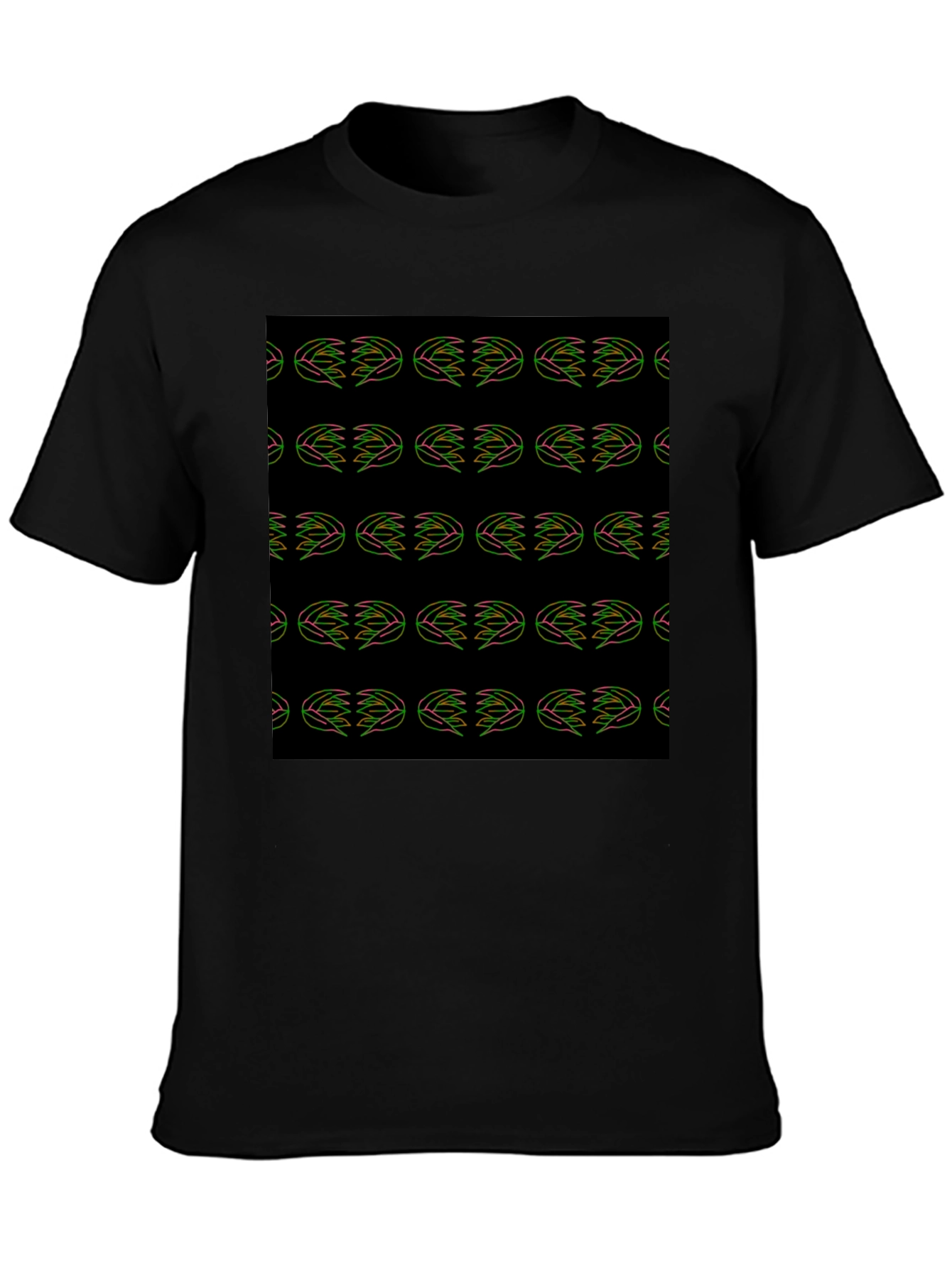 Modern Pattern Graphic Tee - Stylish Casual Comfort