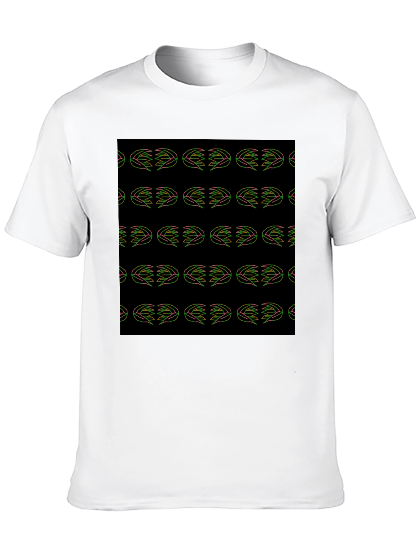 Modern Pattern Graphic Tee - Stylish Casual Comfort