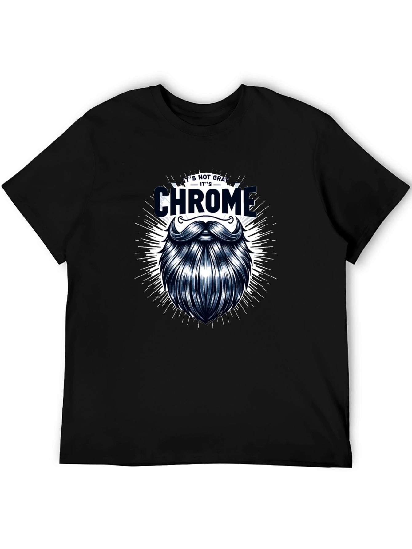 Chrome Beard Graphic T-Shirt