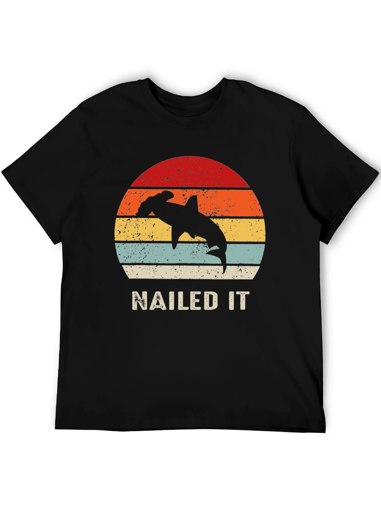 Hammerhead Shark Nailed It Retro T-Shirt