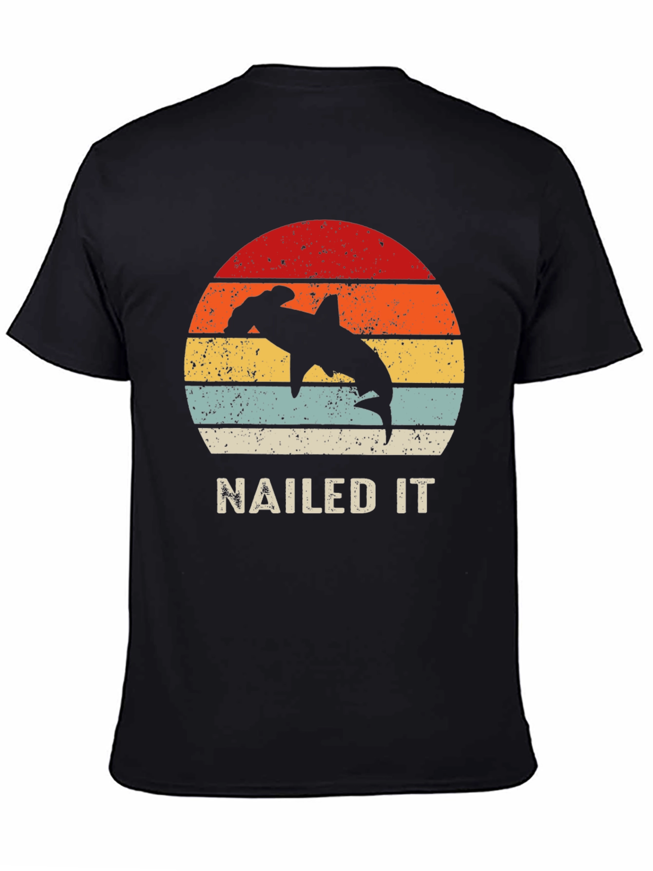 Hammerhead Shark Nailed It Retro T-Shirt
