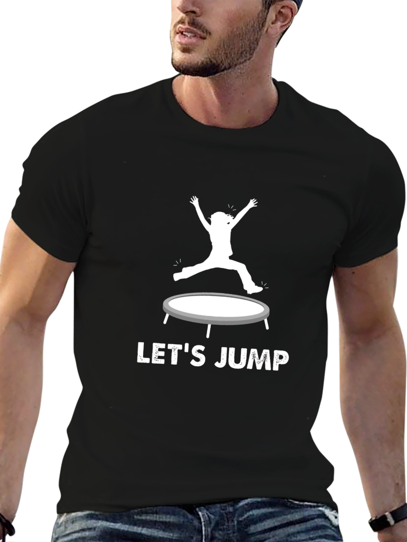Lets Jump Black T-Shirt