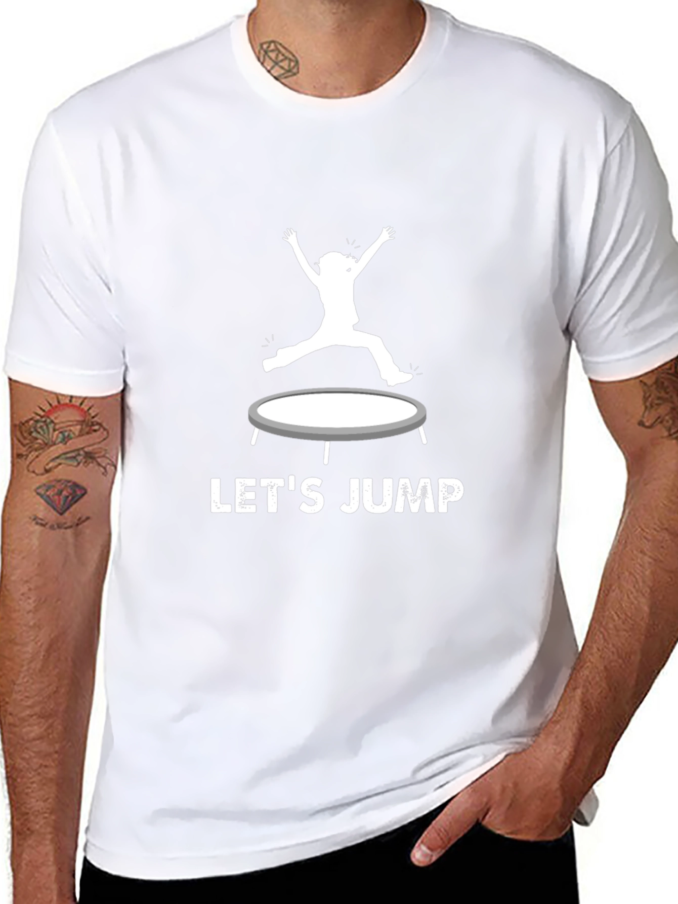 Lets Jump Black T-Shirt
