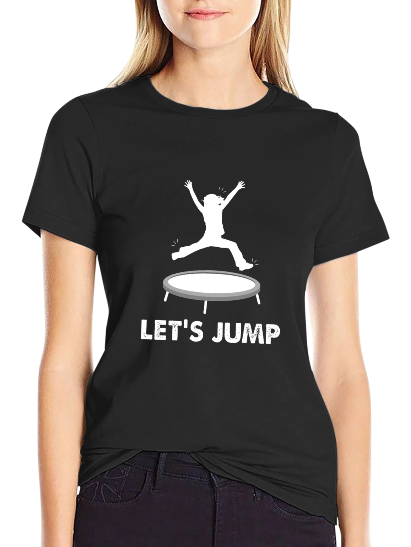 Lets Jump Black T-Shirt