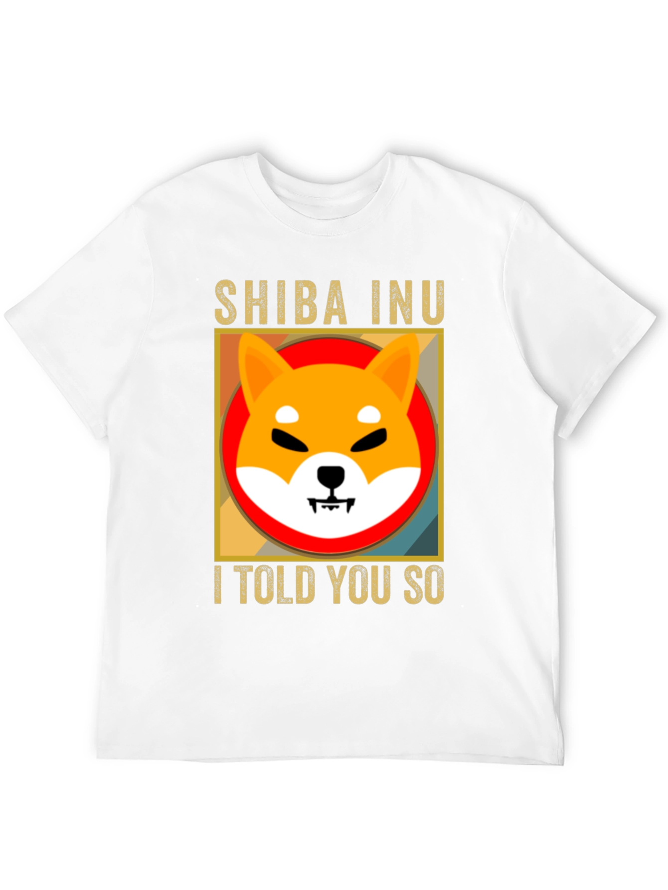 Shiba Inu I Told You So Black T-Shirt