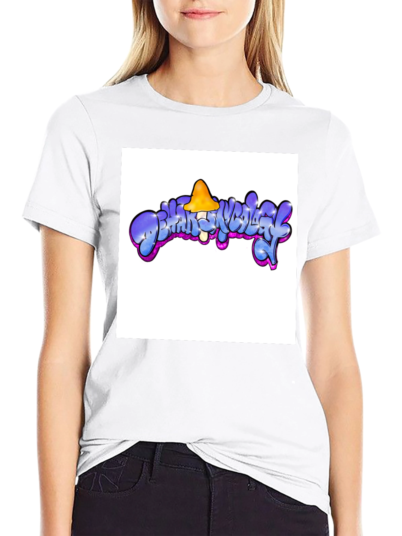 Psychedelic Mushroom Graphic T-Shirt