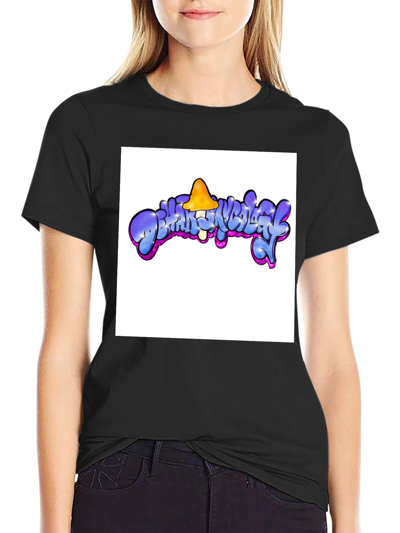 Psychedelic Mushroom Graphic T-Shirt
