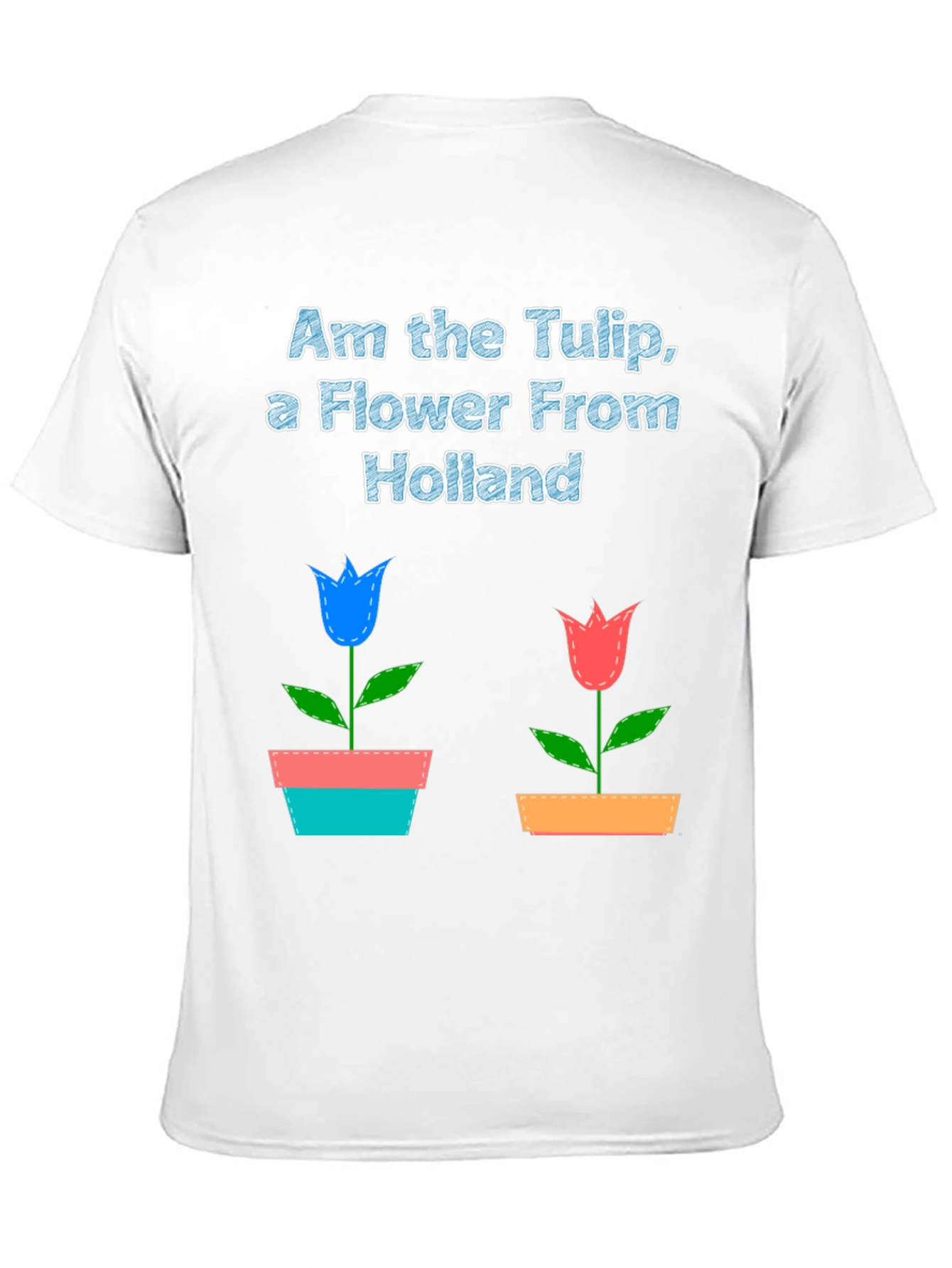 Holland Tulip Flower Graphic T-Shirt