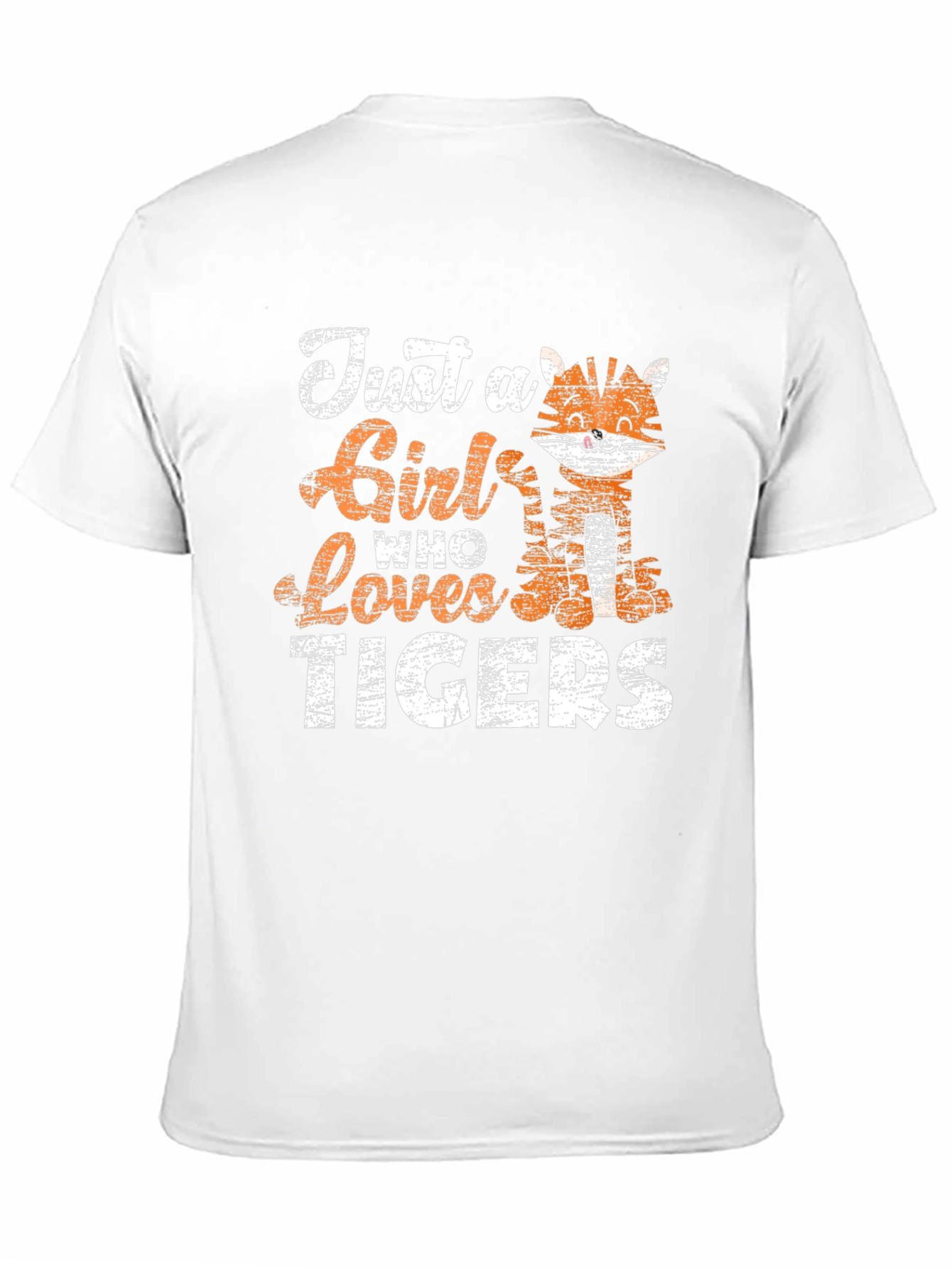 Just a Girl Who Loves Tigers Graphic Tee