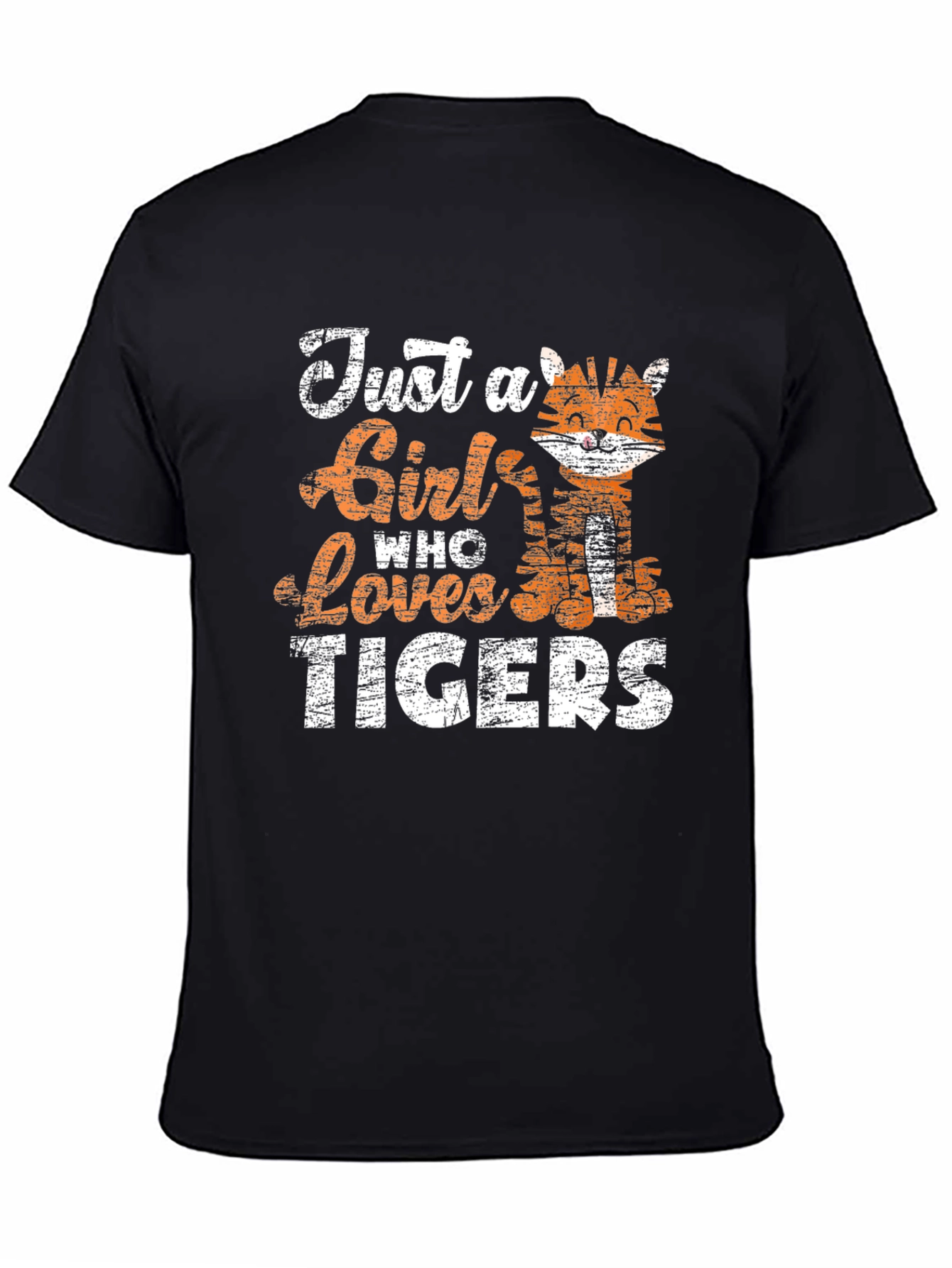 Just a Girl Who Loves Tigers Graphic Tee