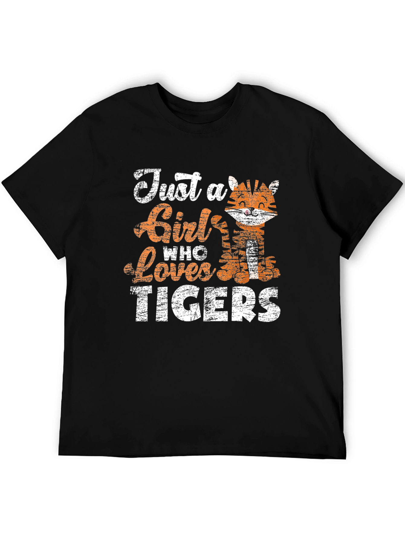 Just a Girl Who Loves Tigers Graphic Tee