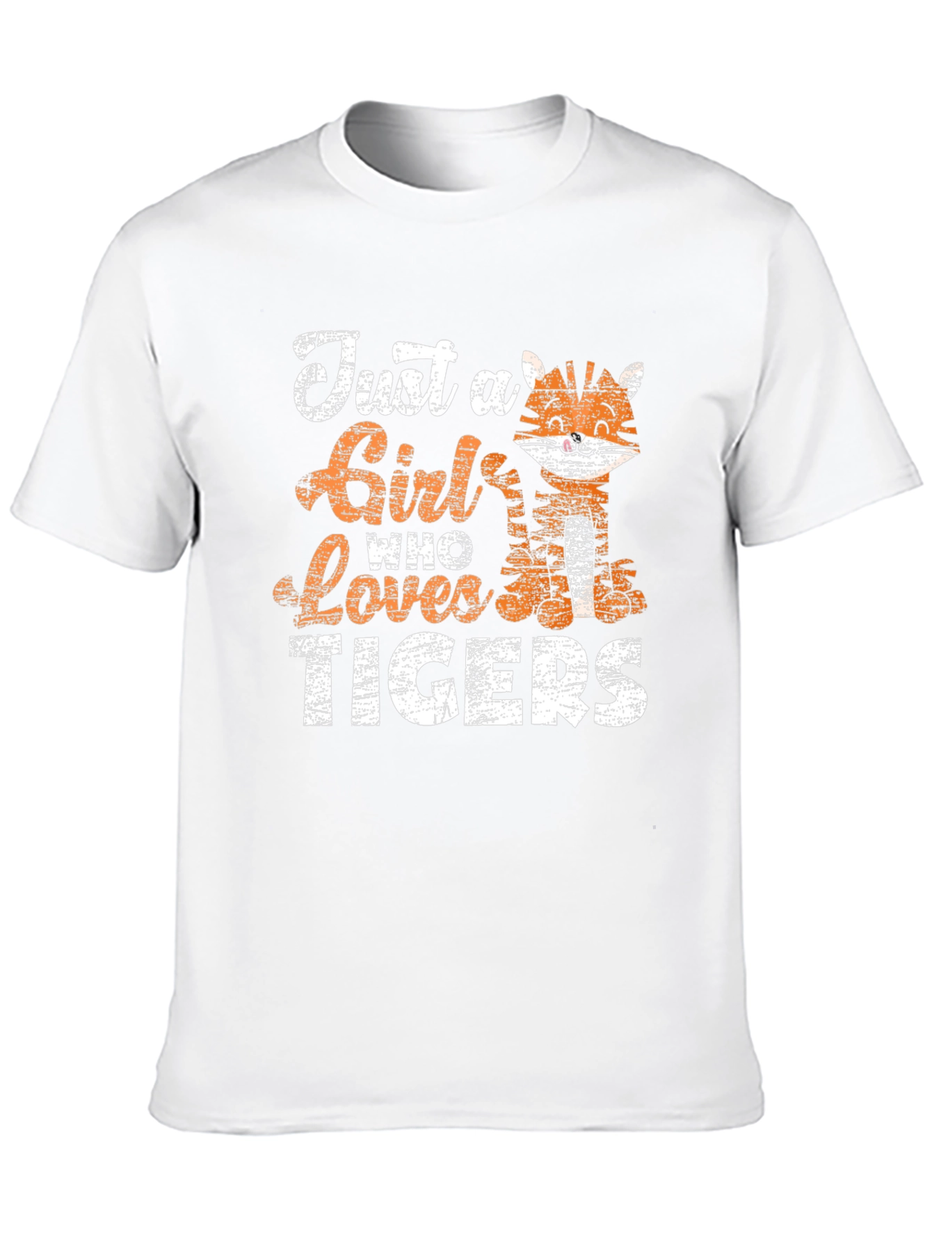Just a Girl Who Loves Tigers Graphic Tee