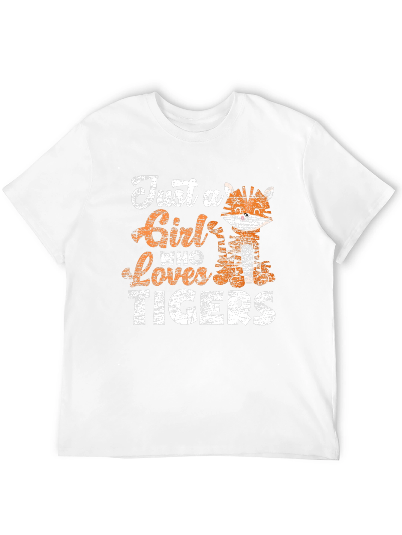 Just a Girl Who Loves Tigers Graphic Tee