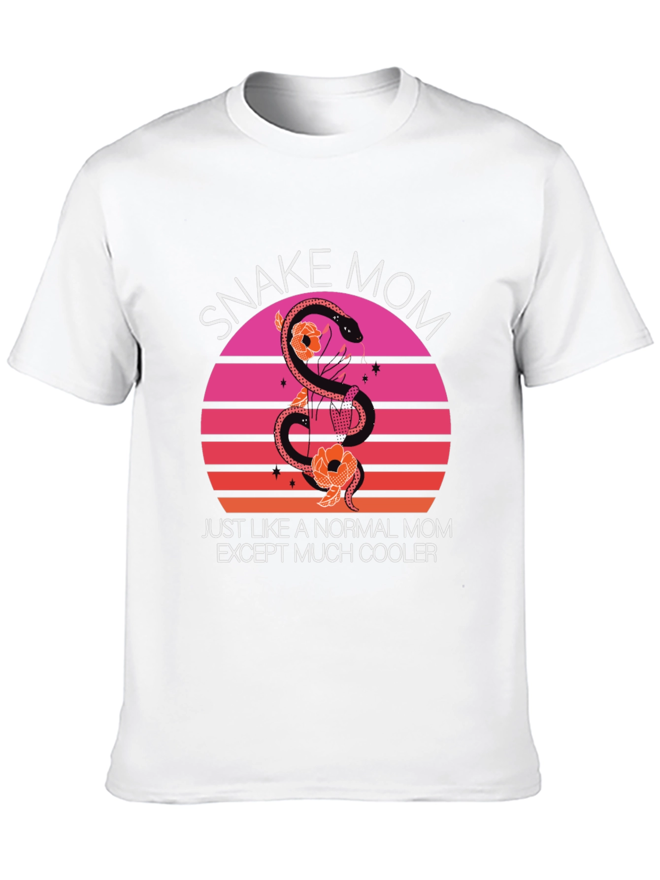Snake Mom Graphic T-Shirt - Cool Mothers Day Tee