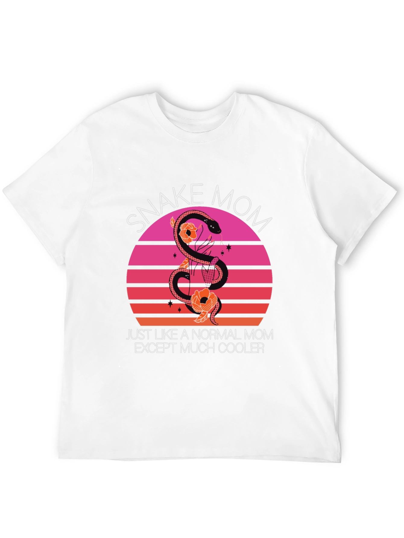 Snake Mom Graphic T-Shirt - Cool Mothers Day Tee