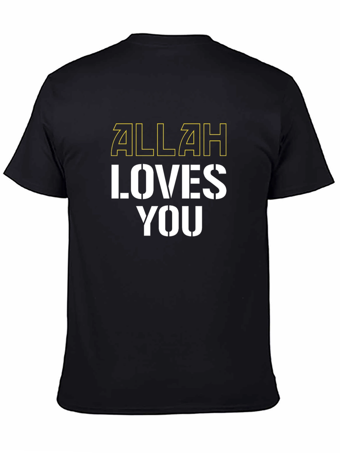 Allah Loves You Graphic Tee - Religious T-Shirt