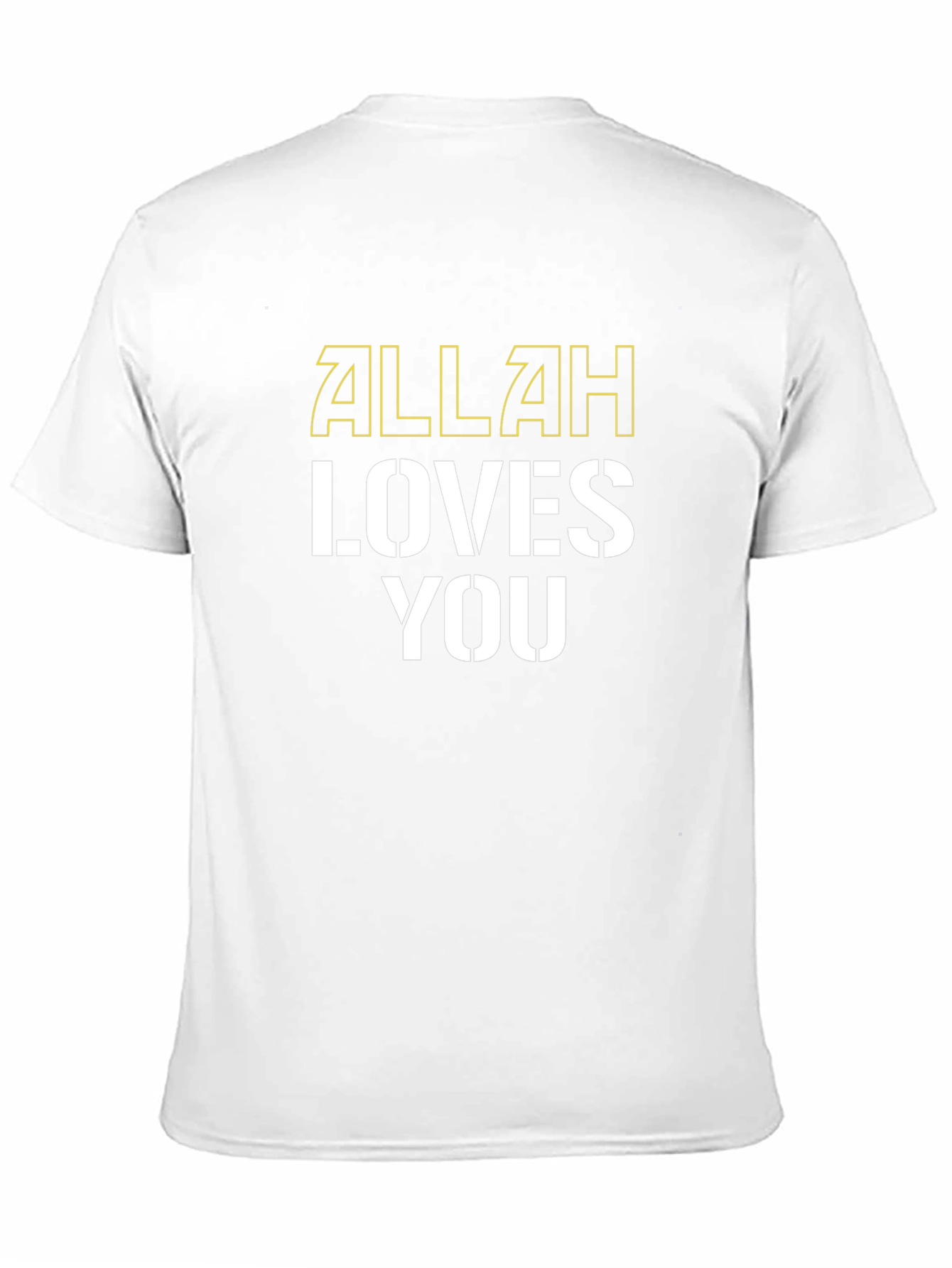 Allah Loves You Graphic Tee - Religious T-Shirt