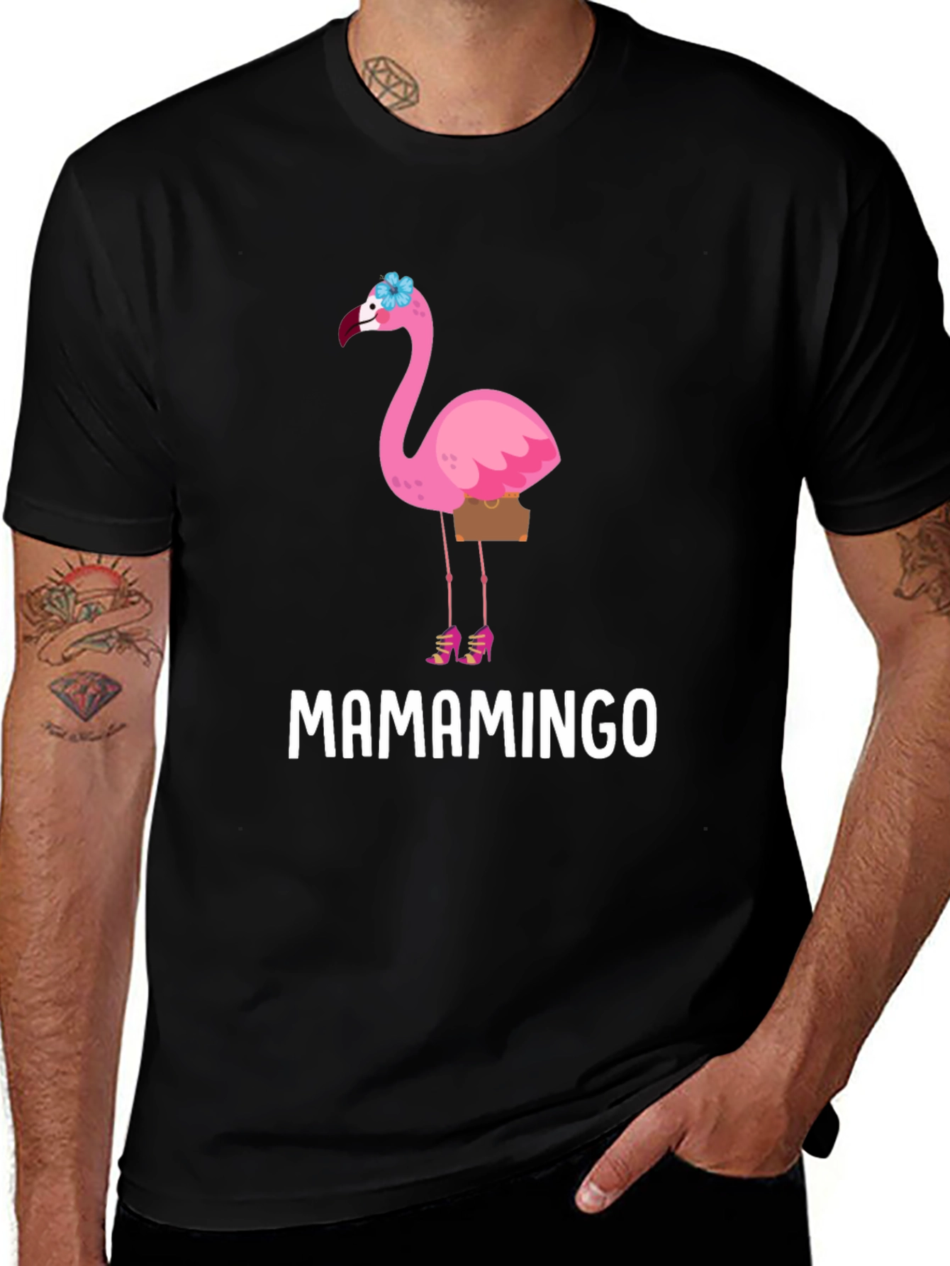Mamamingo T-Shirt - Flamingo Graphic Tee