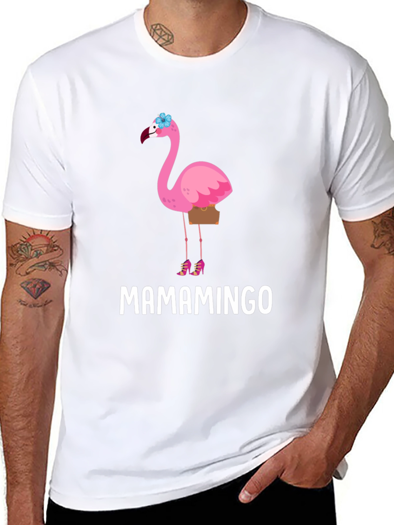 Mamamingo T-Shirt - Flamingo Graphic Tee