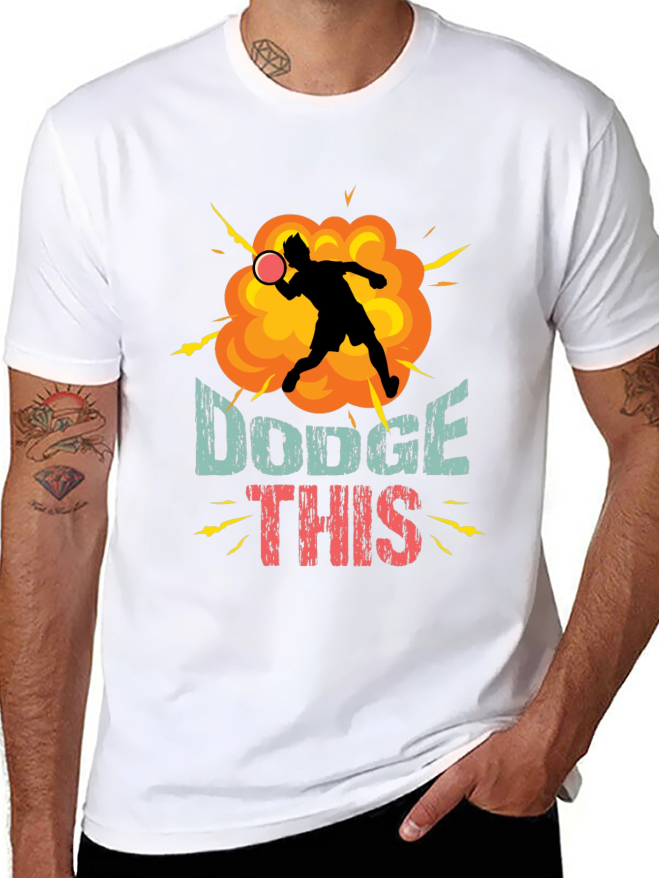 Dodge This T-Shirt - Funny Dodgeball Tee