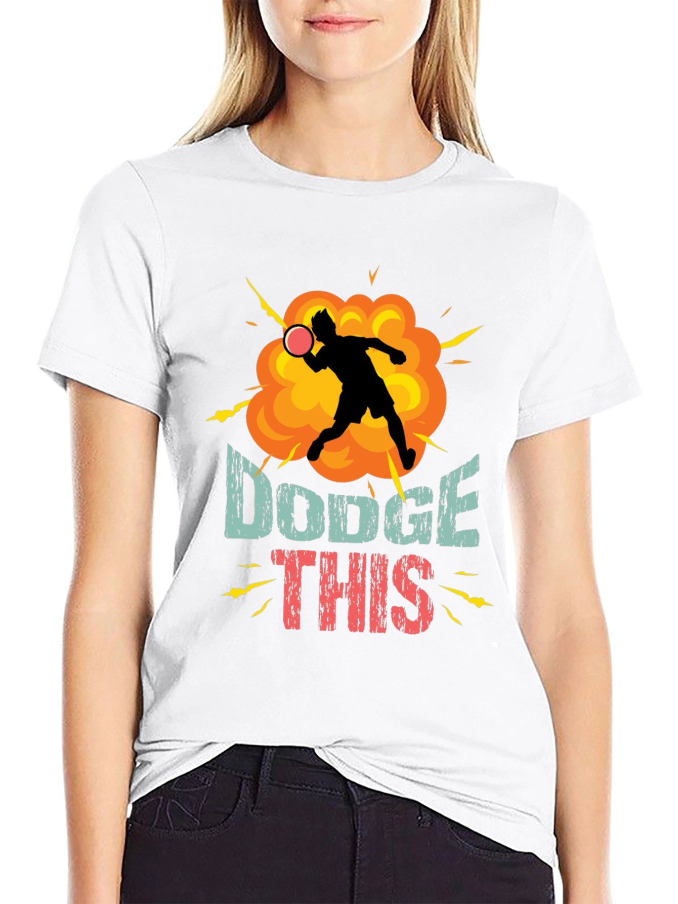 Dodge This T-Shirt - Funny Dodgeball Tee