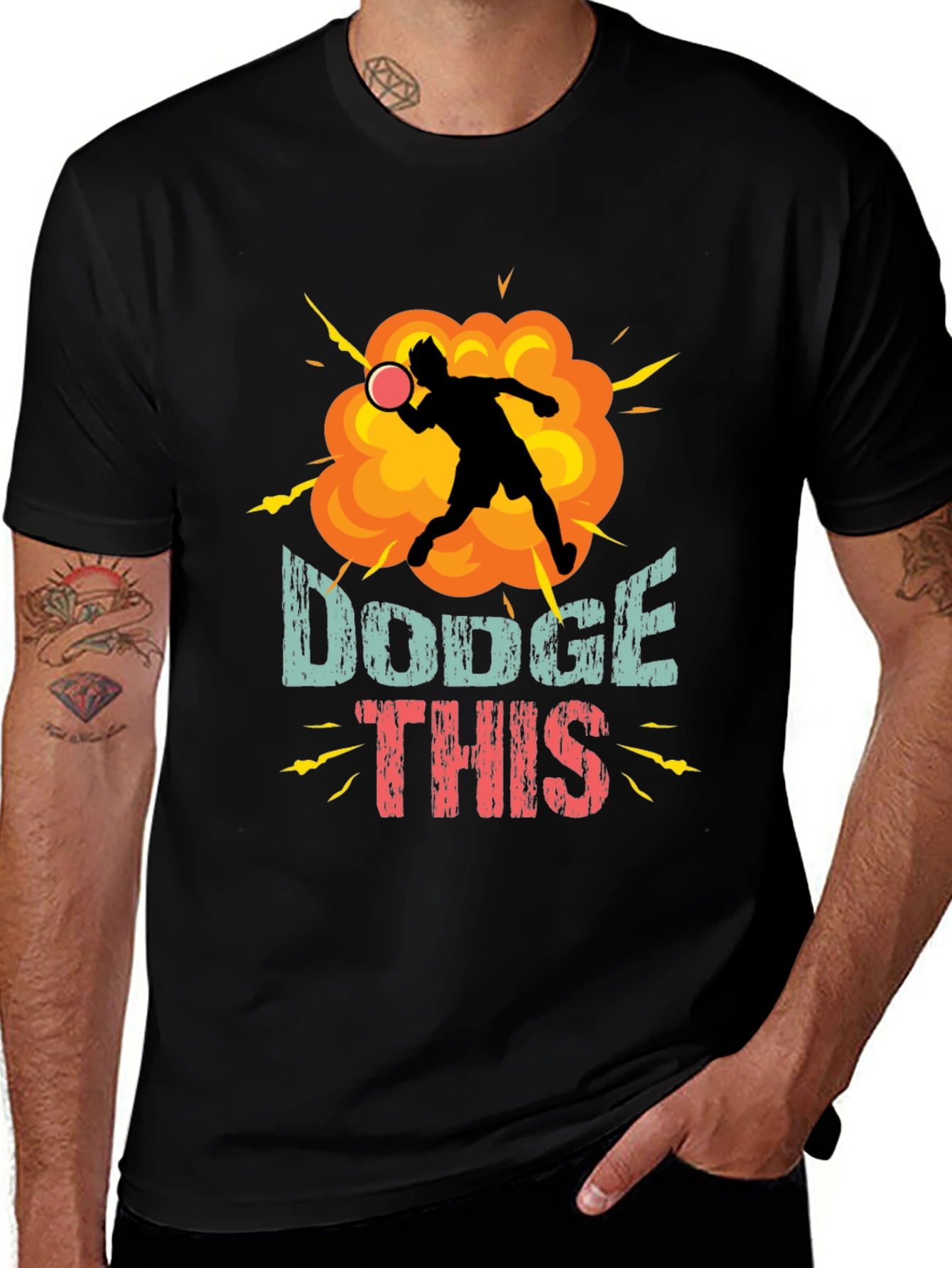 Dodge This T-Shirt - Funny Dodgeball Tee