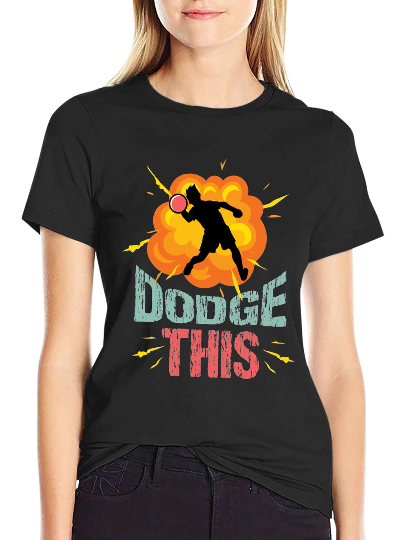 Dodge This T-Shirt - Funny Dodgeball Tee