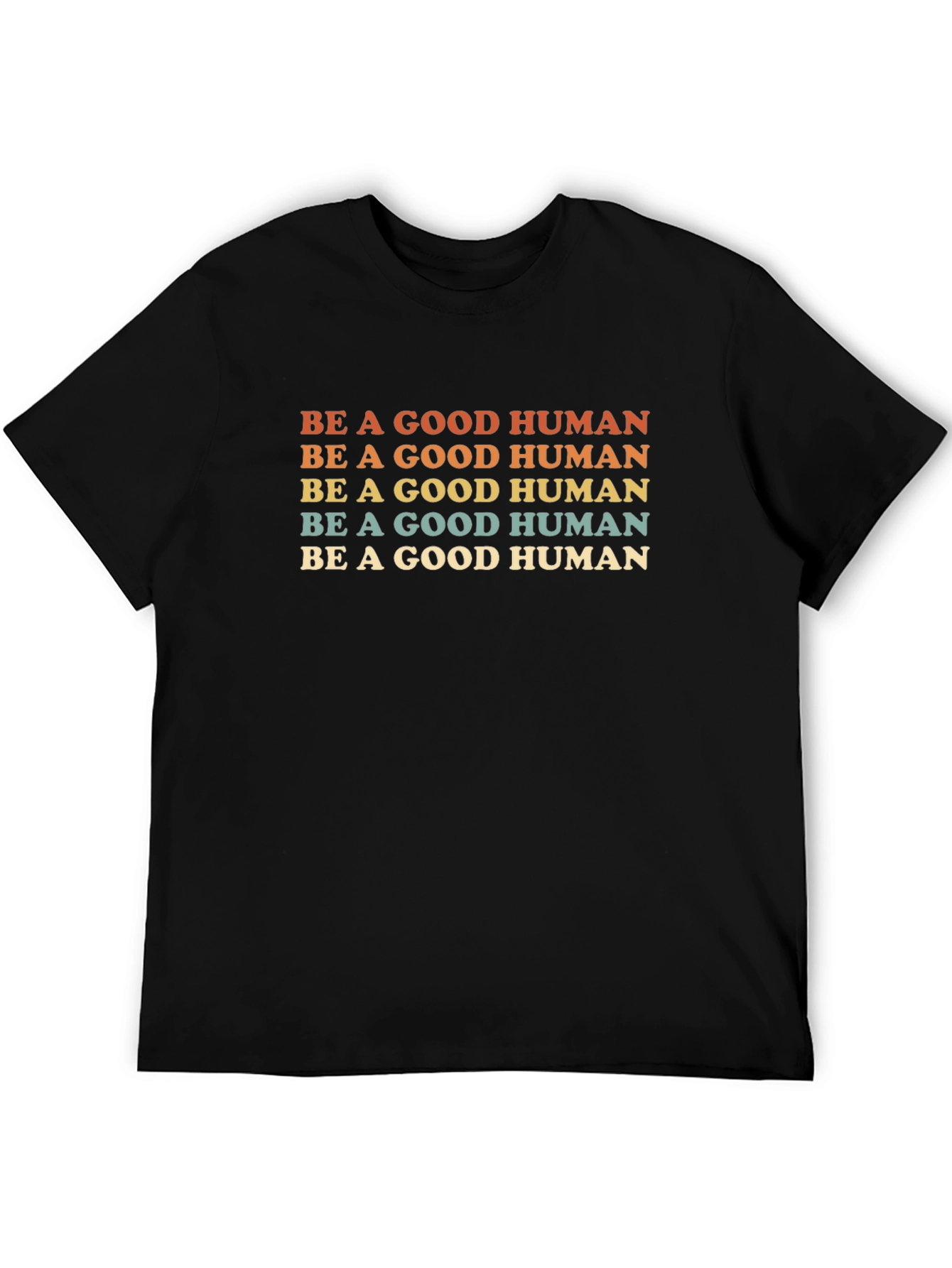 Be a Good Human Retro Graphic Tee