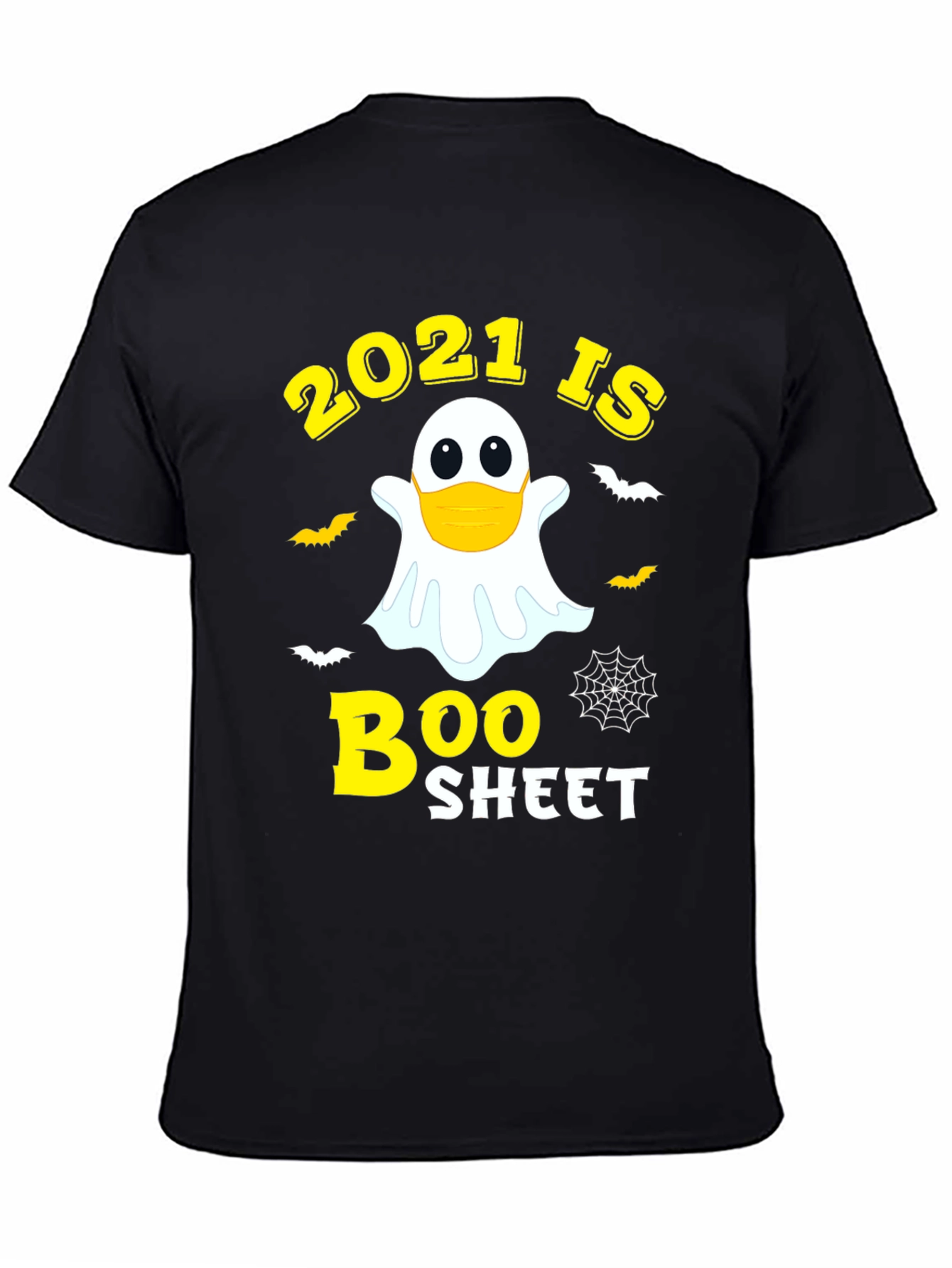 2021 Is Boo Sheet Funny Halloween Ghost T-Shirt