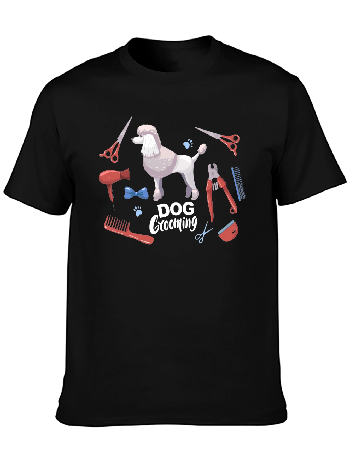 Dog Grooming T-Shirt Poodle Tee Pet Lover Gift