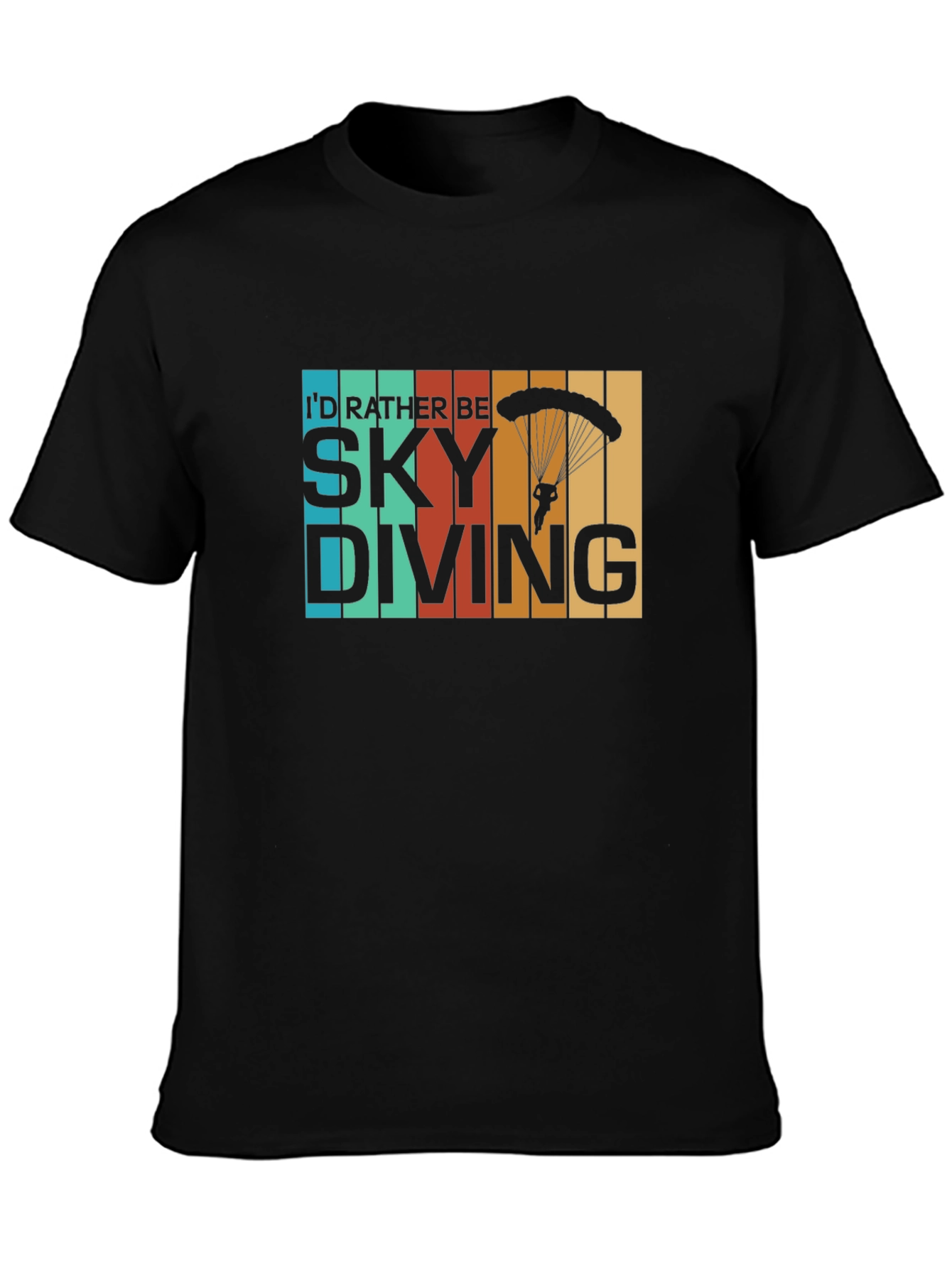 Skydiving Graphic Tee - Retro Style