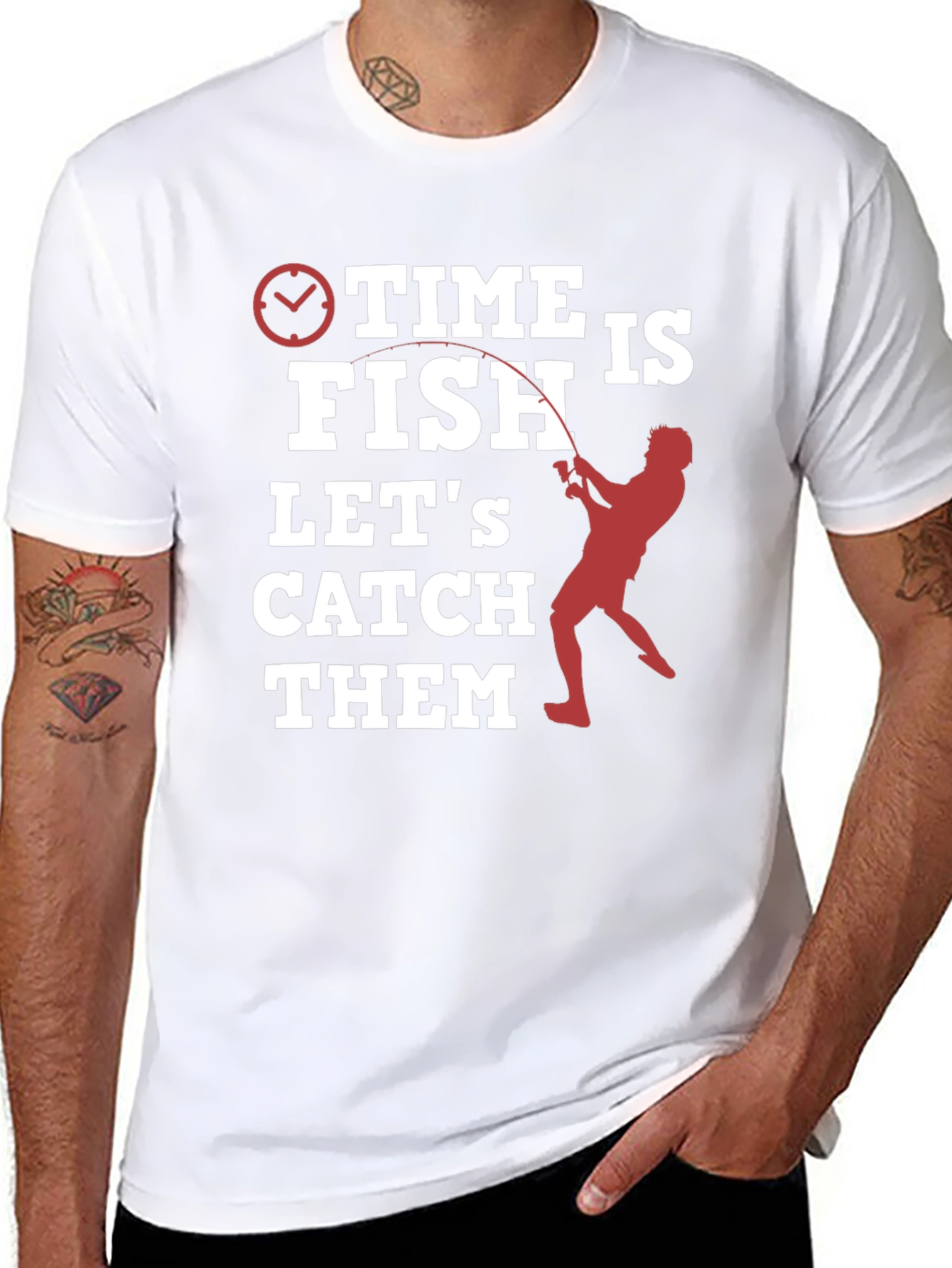 Time to Fish T-Shirt - Lets Catch Them!