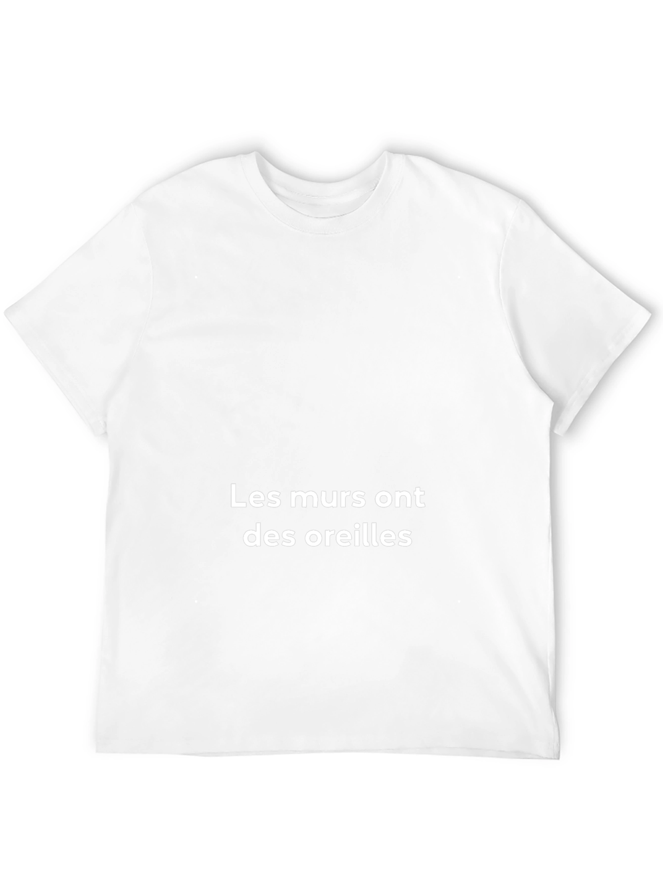 Black T-Shirt - Les murs ont des oreilles